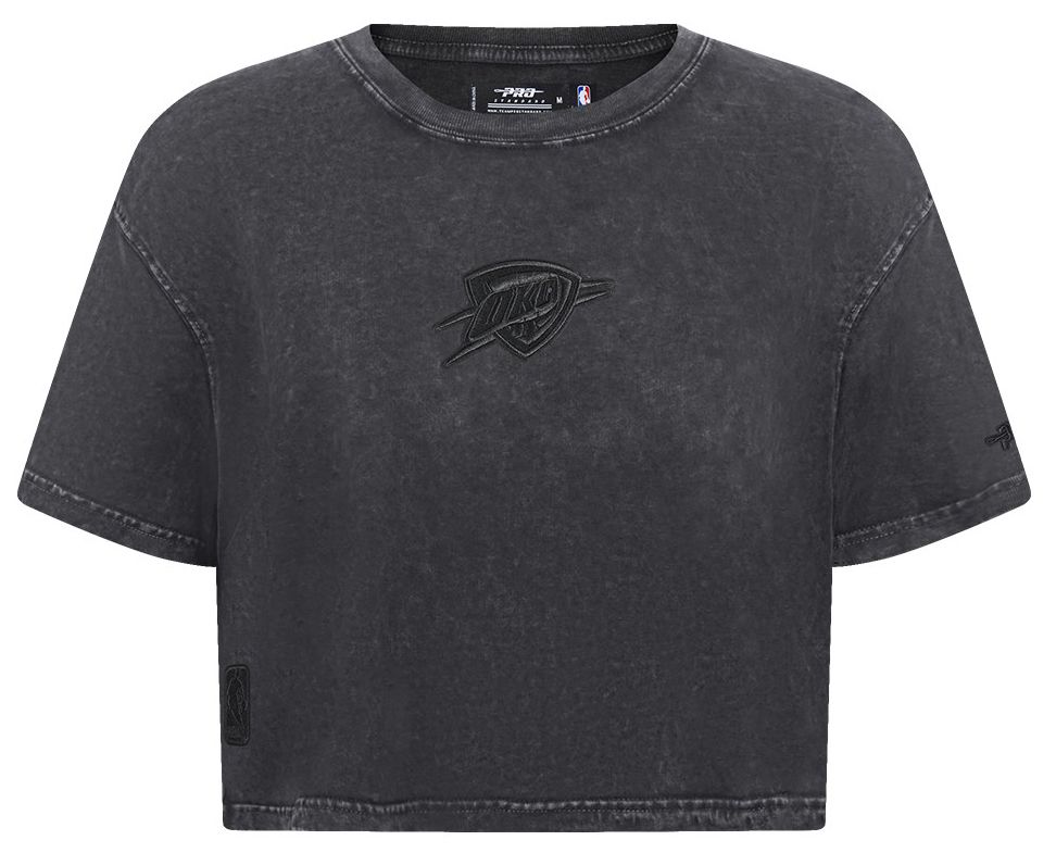 Pro Standard Women's Oklahoma City Thunder Black Washed Collection Boxy T-Shirt product image