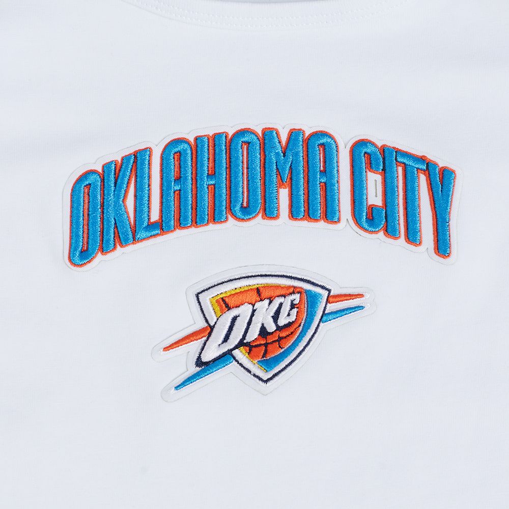 Pro Standard Women's Oklahoma City Thunder White Classic Racerback Tank Top product image