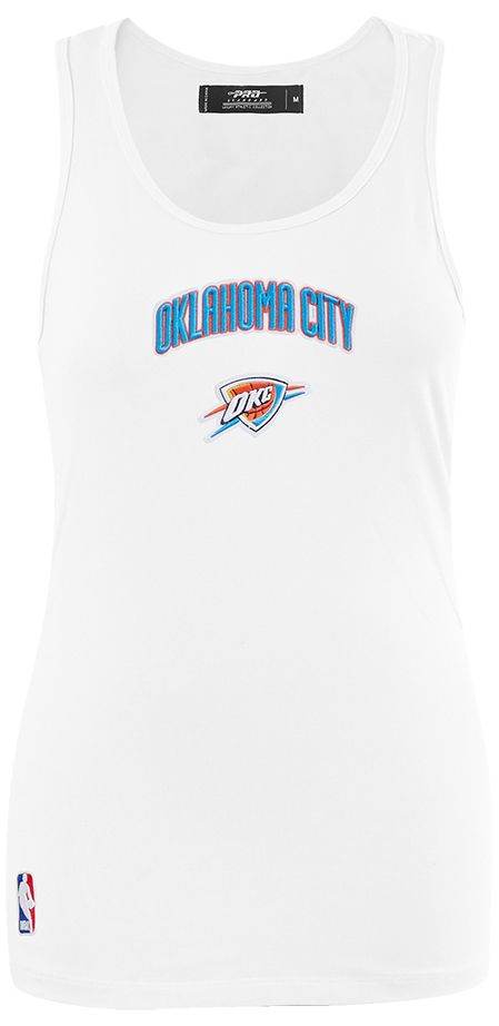 Pro Standard Women's Oklahoma City Thunder White Classic Racerback Tank Top product image