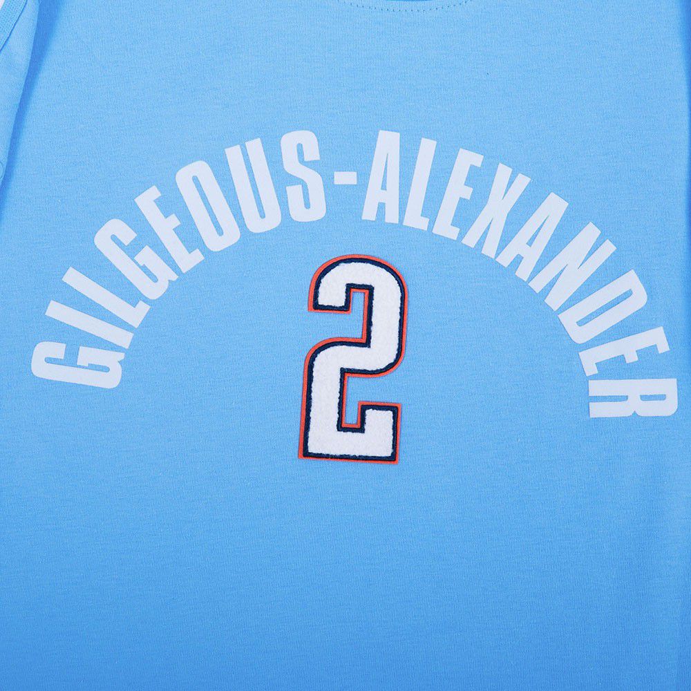 Pro Standard Youth Oklahoma City Thunder Light Blue Shai Gilgeous-Alexander #2 T-Shirt product image