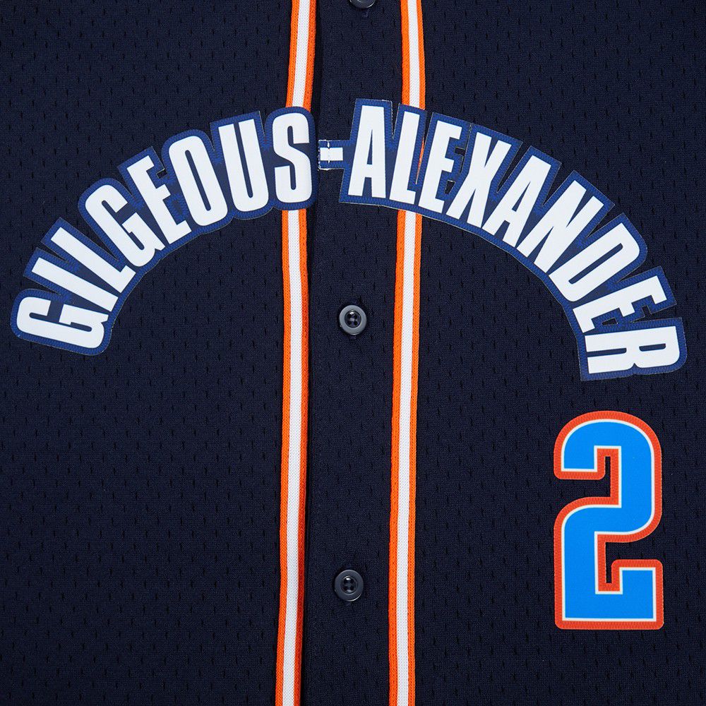 Pro Standard Youth Oklahoma City Thunder Navy Shai Gilgeous-Alexander #2 Button Down product image