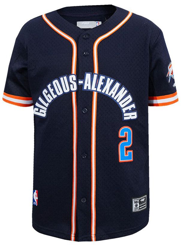 Pro Standard Youth Oklahoma City Thunder Navy Shai Gilgeous-Alexander #2 Button Down product image