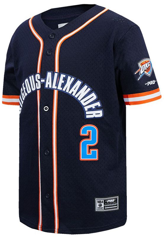 Pro Standard Youth Oklahoma City Thunder Navy Shai Gilgeous-Alexander #2 Button Down product image