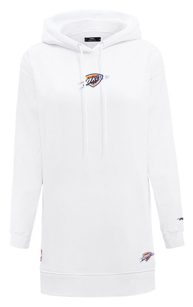 Pro Standard Women's Oklahoma City Thunder White Classic Hoodie Dress product image