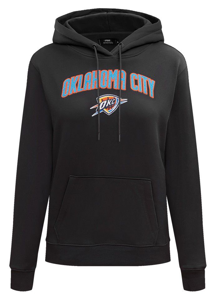 Pro Standard Women's Oklahoma City Thunder Black Classic Fleece Pullover Hoodie product image