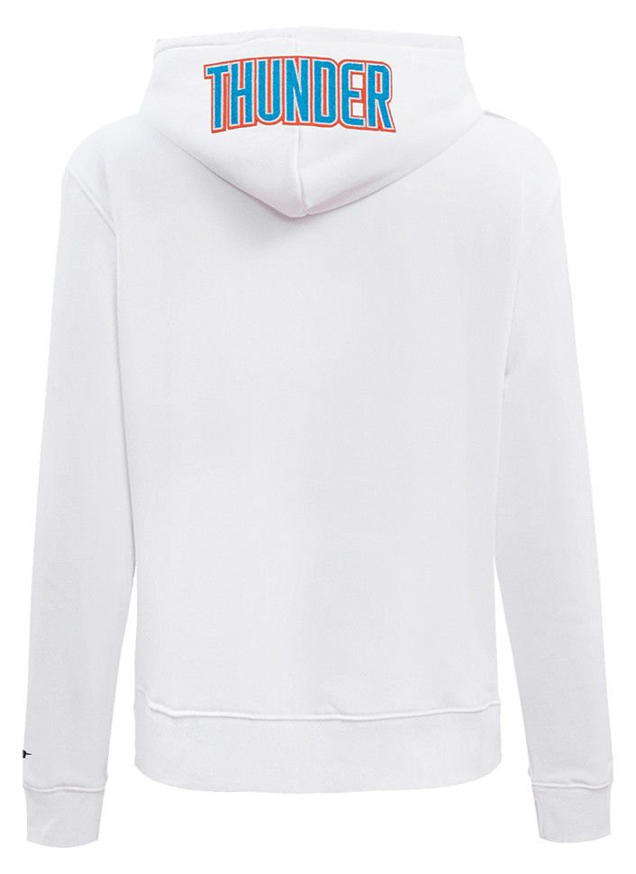 Pro Standard Women's Oklahoma City Thunder White Classic Fleece Pullover Hoodie product image