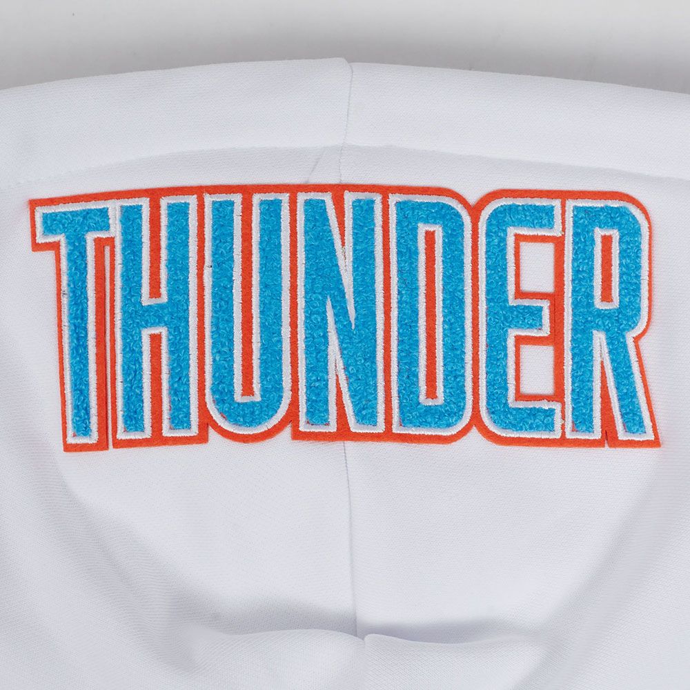 Pro Standard Women's Oklahoma City Thunder White Classic Fleece Pullover Hoodie product image