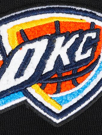 Pro Standard Women's Oklahoma City Thunder Black Classic Cropped Fleece Pullover Hoodie product image