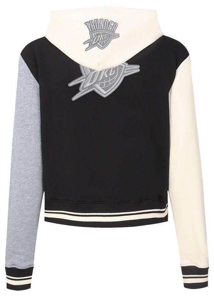 Pro Standard Women's Oklahoma City Thunder Black Reverse French Terry Pullover Hoodie product image