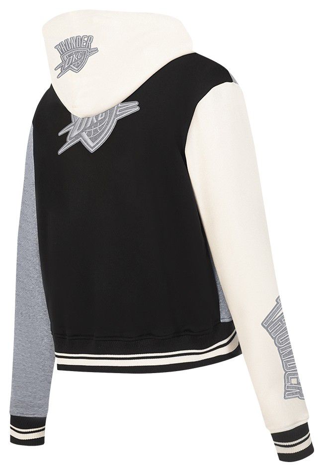 Pro Standard Women's Oklahoma City Thunder Black Reverse French Terry Pullover Hoodie product image