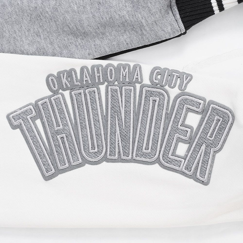 Pro Standard Women's Oklahoma City Thunder Black Reverse French Terry Pullover Hoodie product image