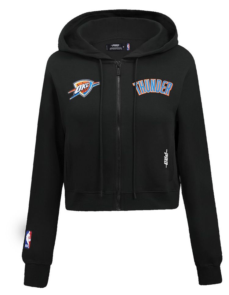 Pro Standard Women's Oklahoma City Thunder Black Wordplay Full Zip Hoodie product image
