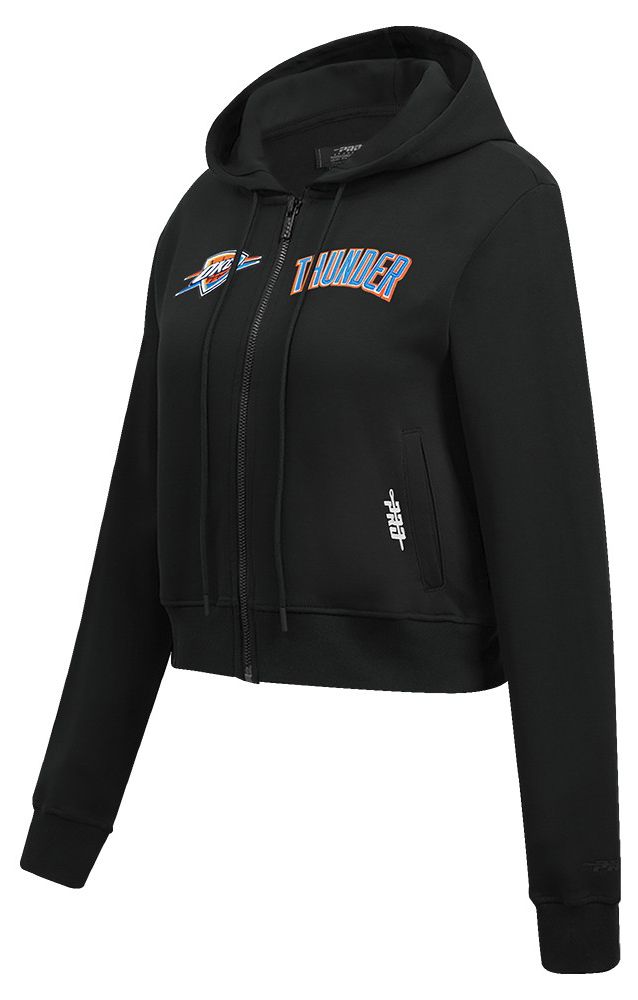 Pro Standard Women's Oklahoma City Thunder Black Wordplay Full Zip Hoodie product image
