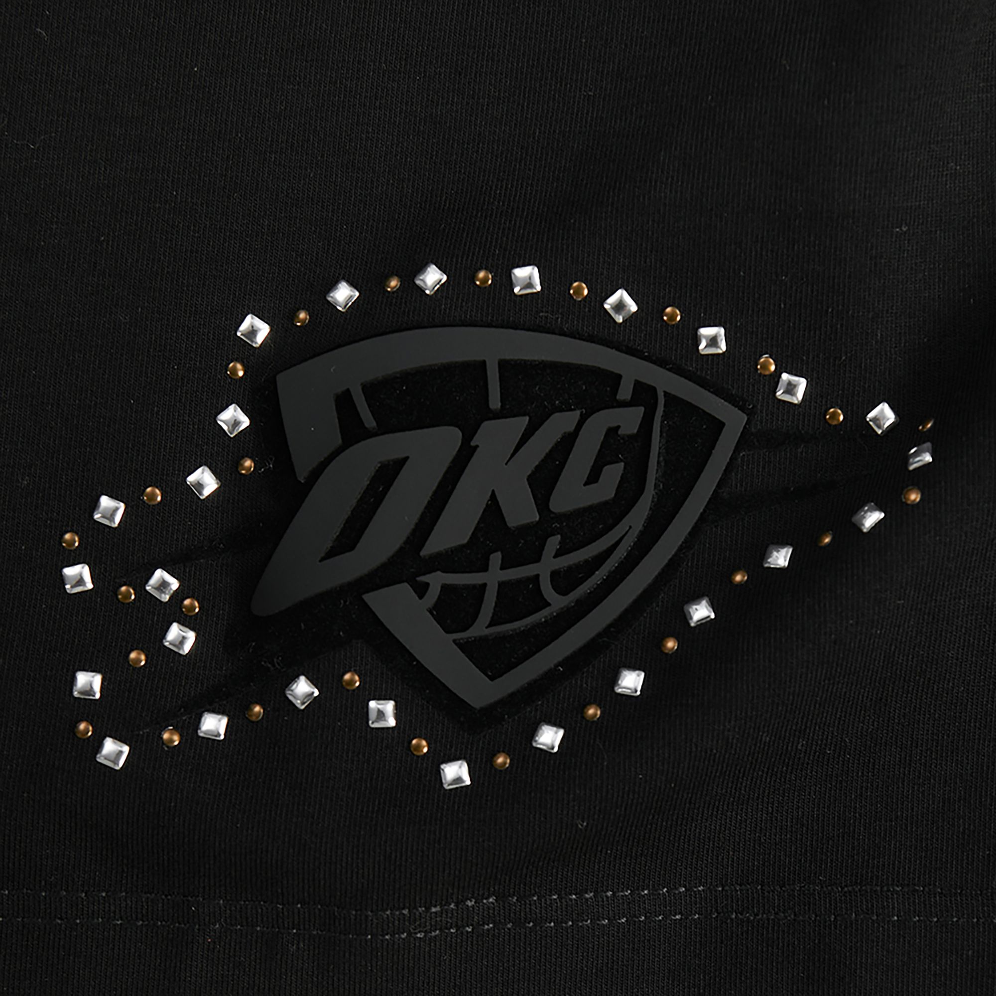 Pro Standard Women's Oklahoma City Thunder Black Renegade Boxy Long Sleeve Shirt product image