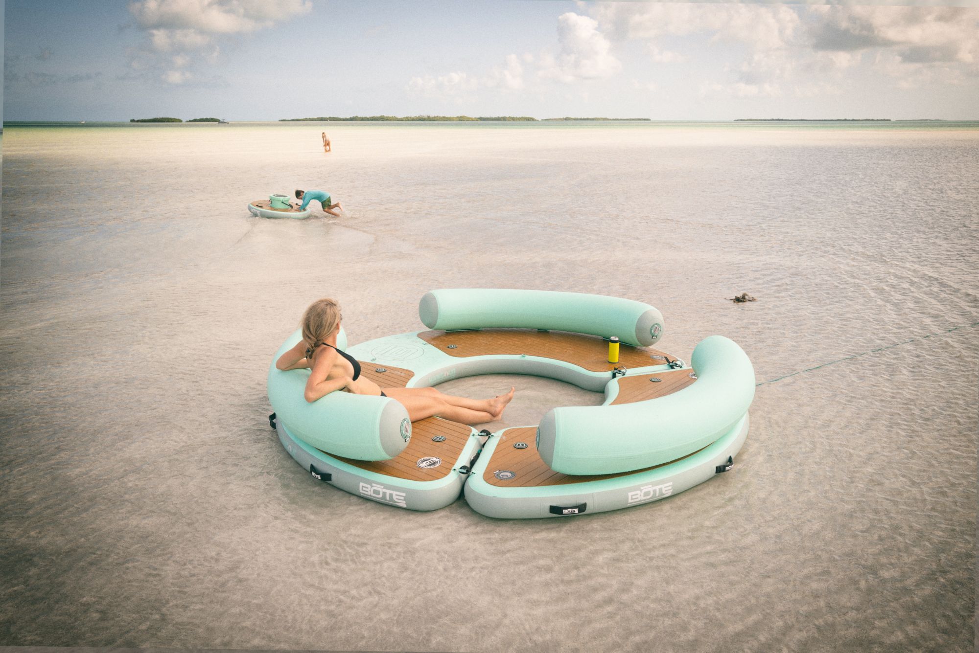 Bote Inflatable Multi-Person Dock Hangout 240 Classic