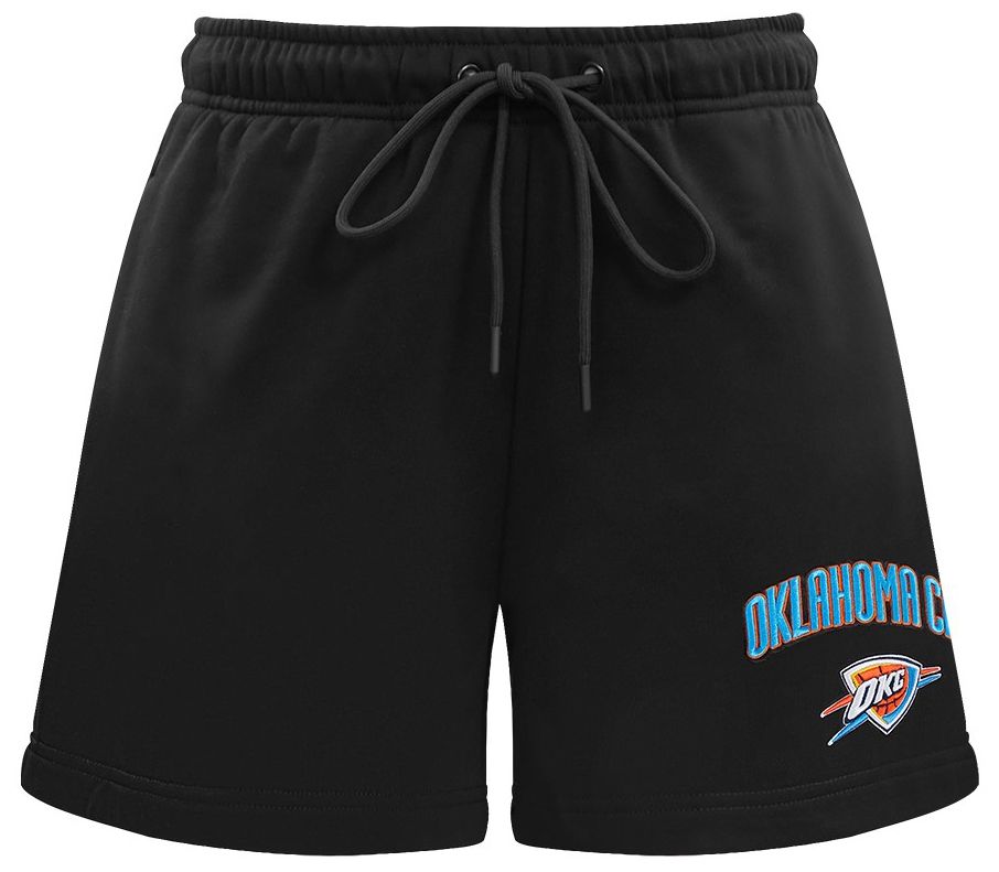 Pro Standard Women's Oklahoma City Thunder Black Classic Fleece Shorts product image