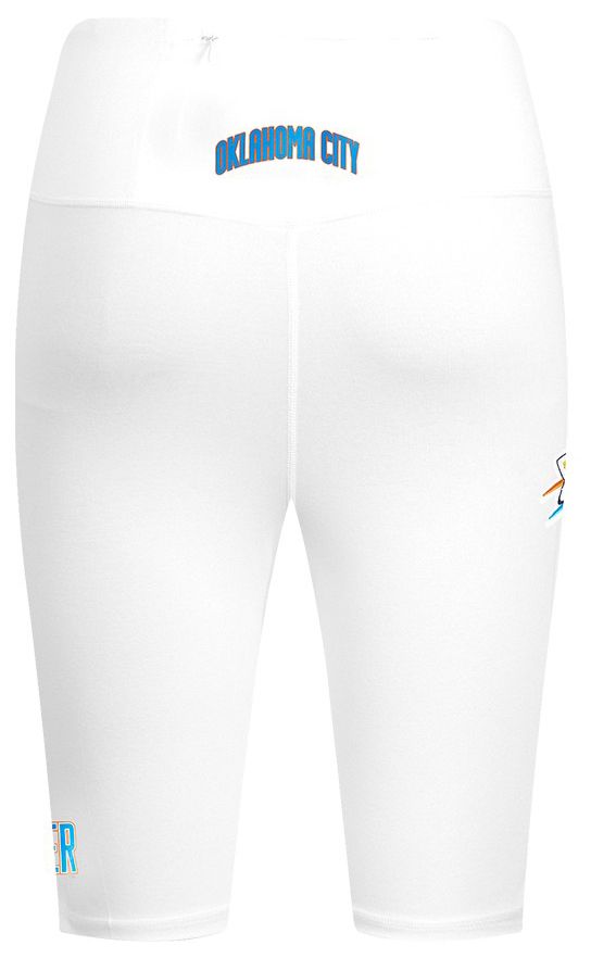 Pro Standard Women's Oklahoma City Thunder White Classic Cotton Bike Shorts product image