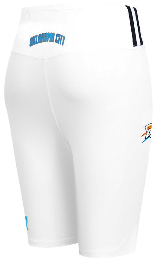Pro Standard Women's Oklahoma City Thunder White Classic Cotton Bike Shorts product image