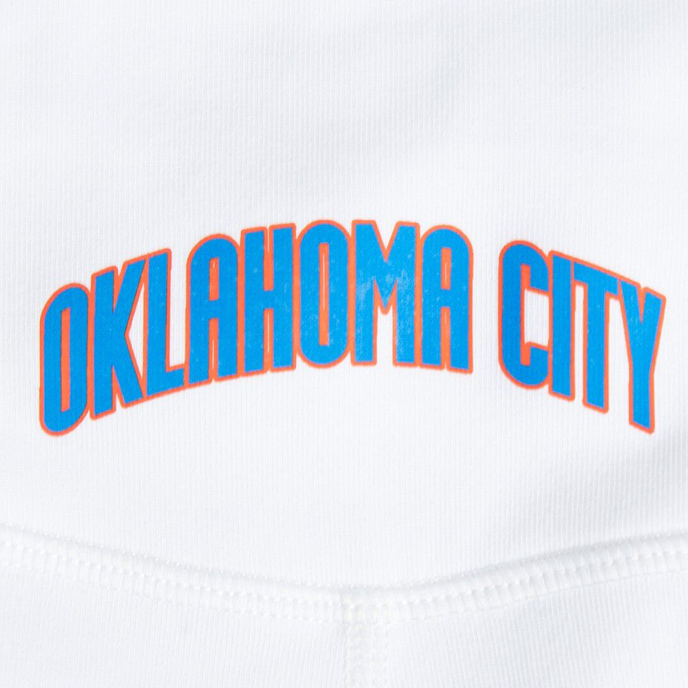 Pro Standard Women's Oklahoma City Thunder White Classic Cotton Bike Shorts product image