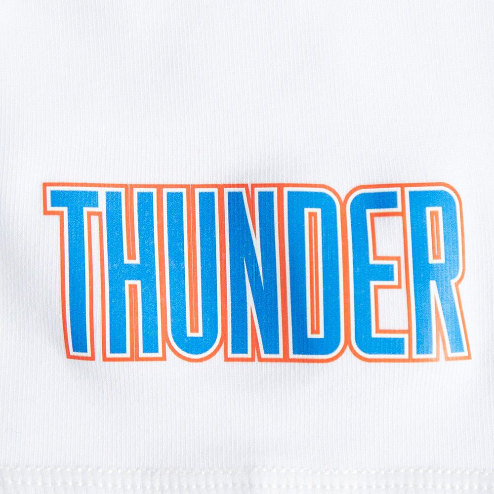 Pro Standard Women's Oklahoma City Thunder White Classic Cotton Bike Shorts product image