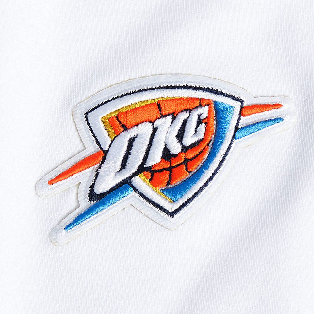 Pro Standard Women's Oklahoma City Thunder White Classic Cotton Bike Shorts product image