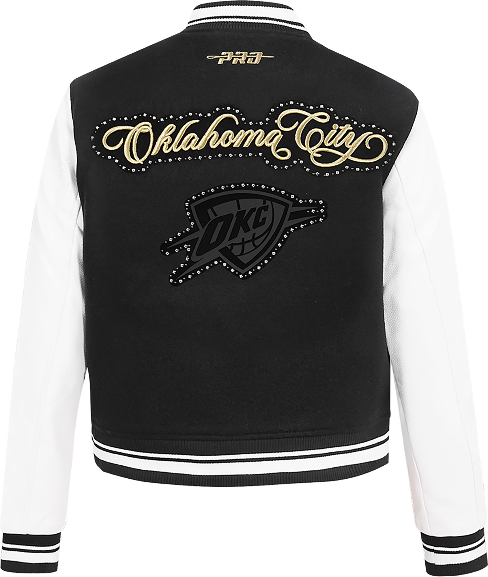 Pro Standard Women's Oklahoma City Thunder Black Renegade Wool Jacket product image
