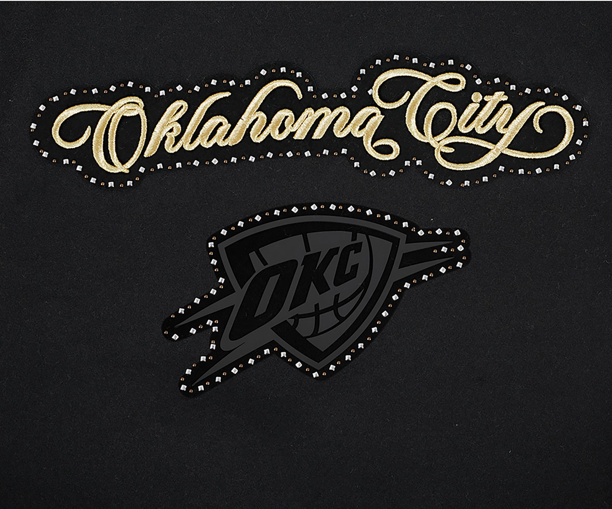 Pro Standard Women's Oklahoma City Thunder Black Renegade Wool Jacket product image