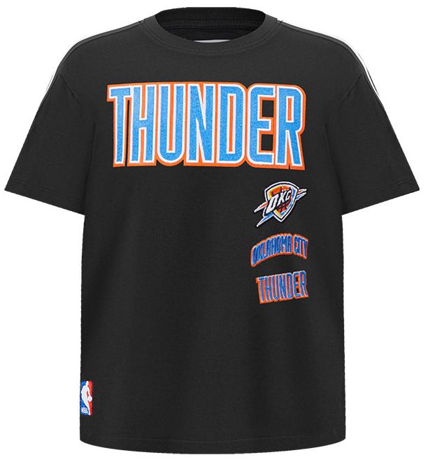 Pro Standard Boys' Oklahoma City Thunder Black Retro Classic Taping T-Shirt product image