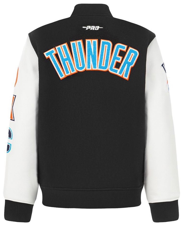 Pro Standard Boys' Oklahoma City Thunder Black Varsity Jacket product image