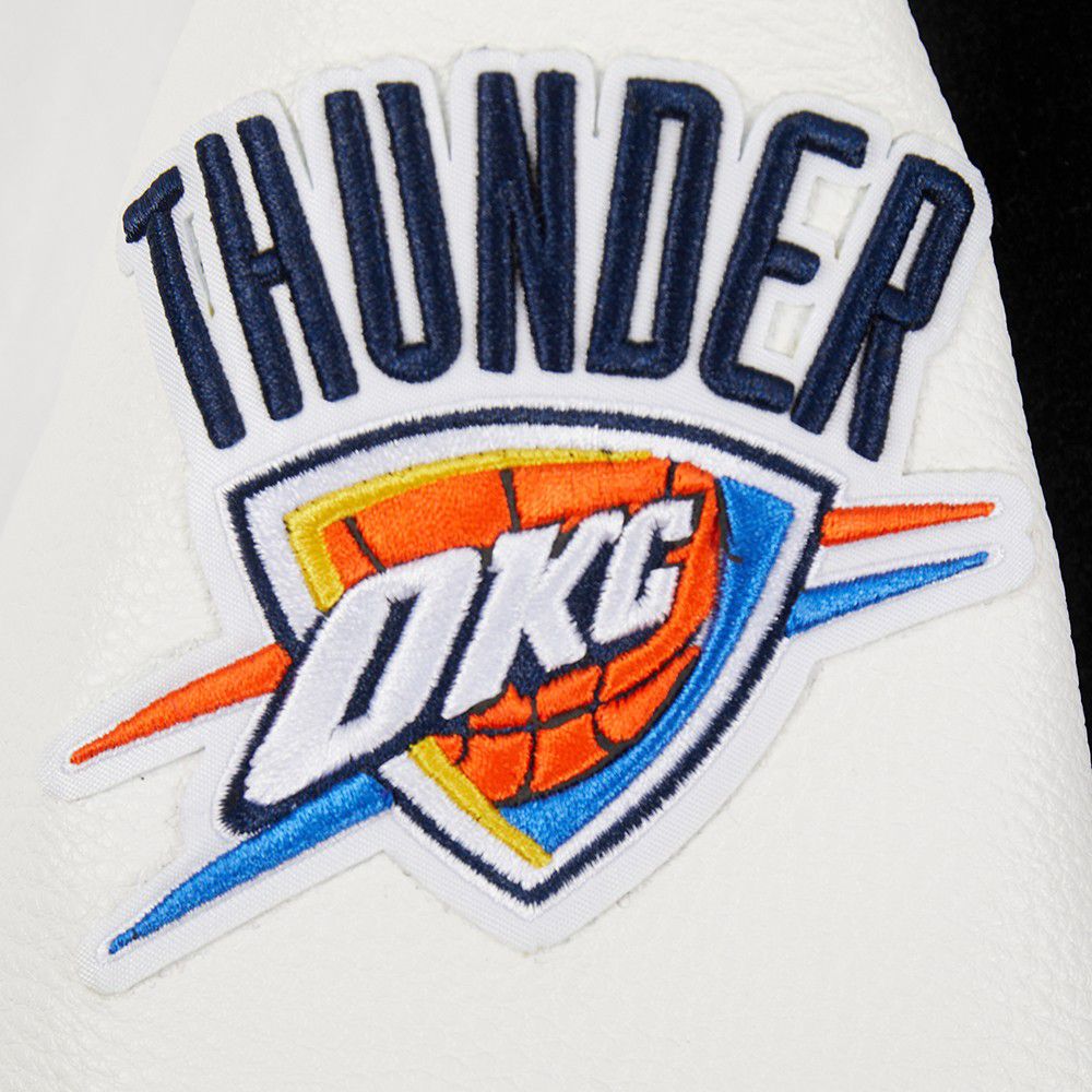 Pro Standard Boys' Oklahoma City Thunder Black Varsity Jacket product image