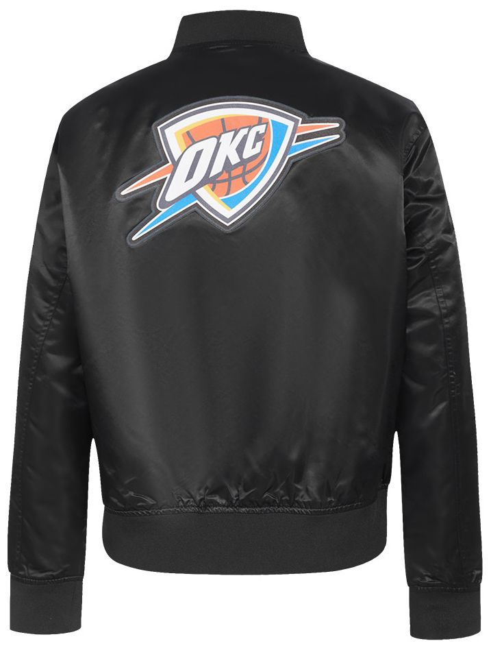 Pro Standard Women's Oklahoma City Thunder Black Classic Satin Jacket product image