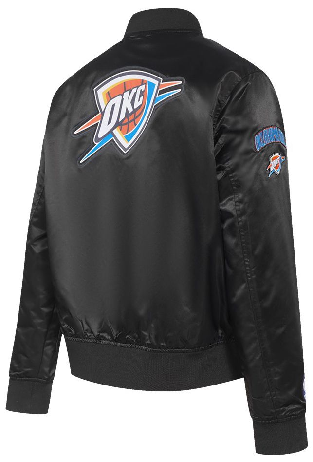 Pro Standard Women's Oklahoma City Thunder Black Classic Satin Jacket product image