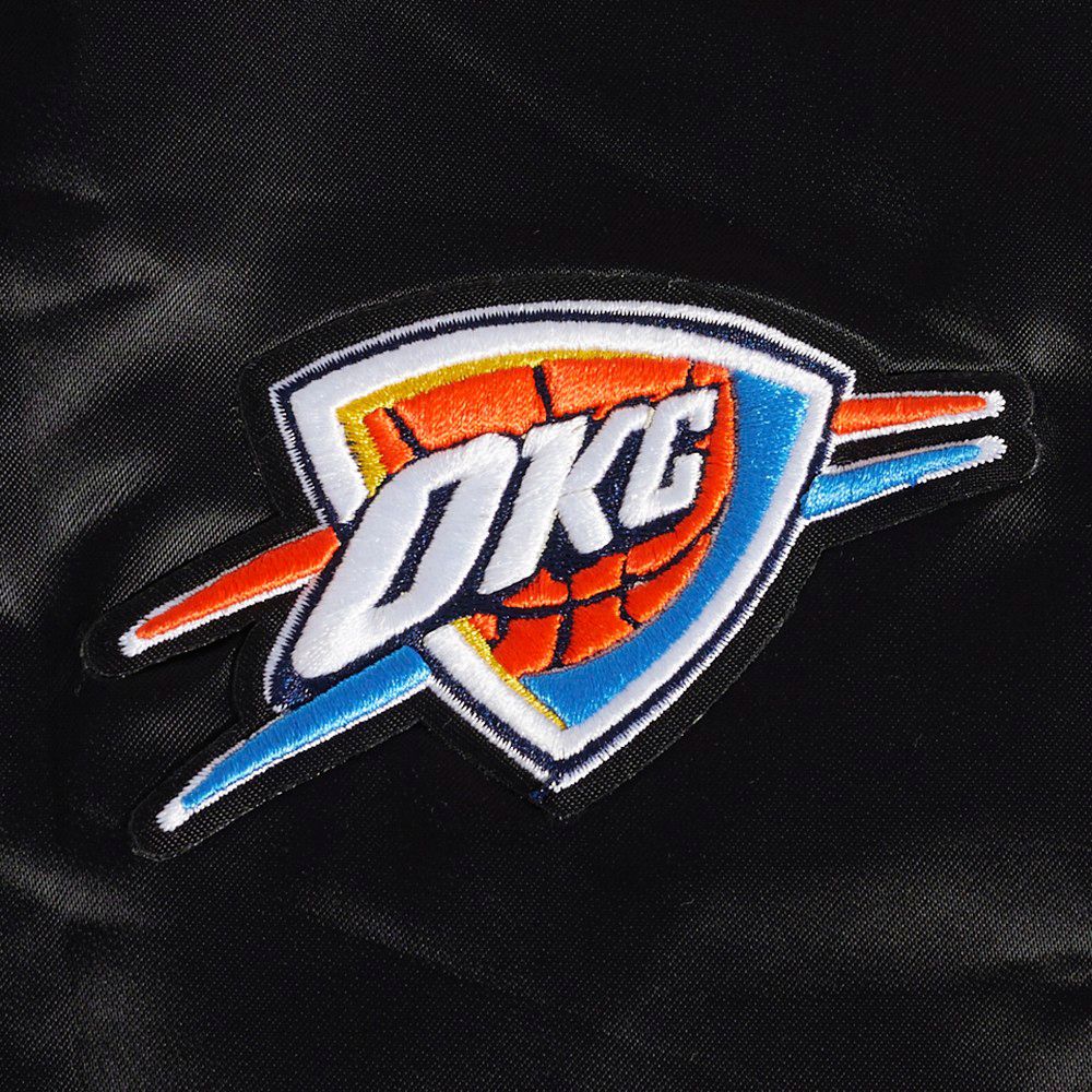 Pro Standard Women's Oklahoma City Thunder Black Classic Satin Jacket product image
