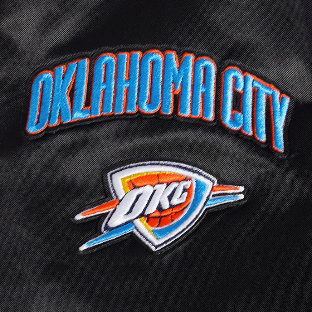 Pro Standard Women's Oklahoma City Thunder Black Classic Satin Jacket product image
