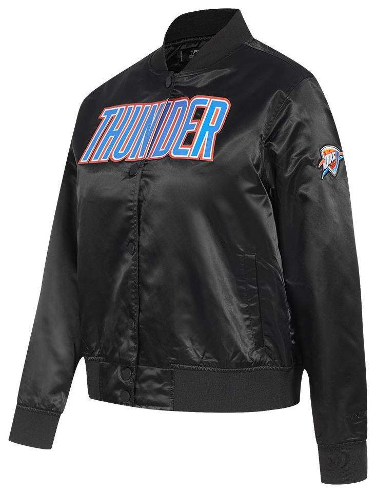 Pro Standard Women's Oklahoma City Thunder Black Classic Satin Jacket product image