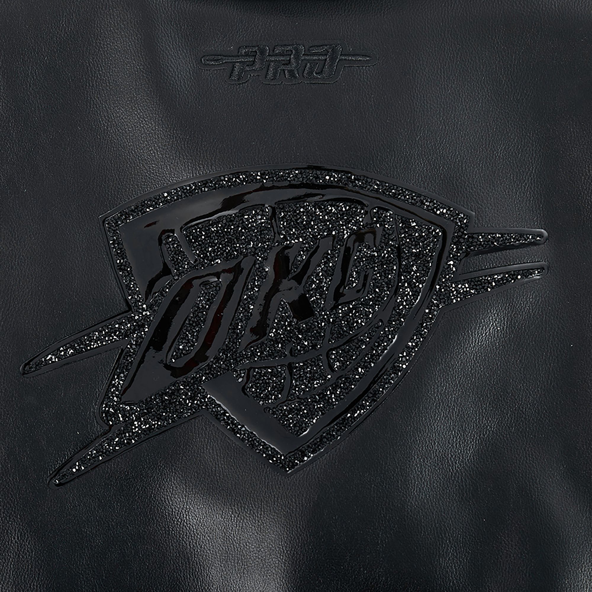 Pro Standard Women's Oklahoma City Thunder Black Leather Full-Zip Jacket product image