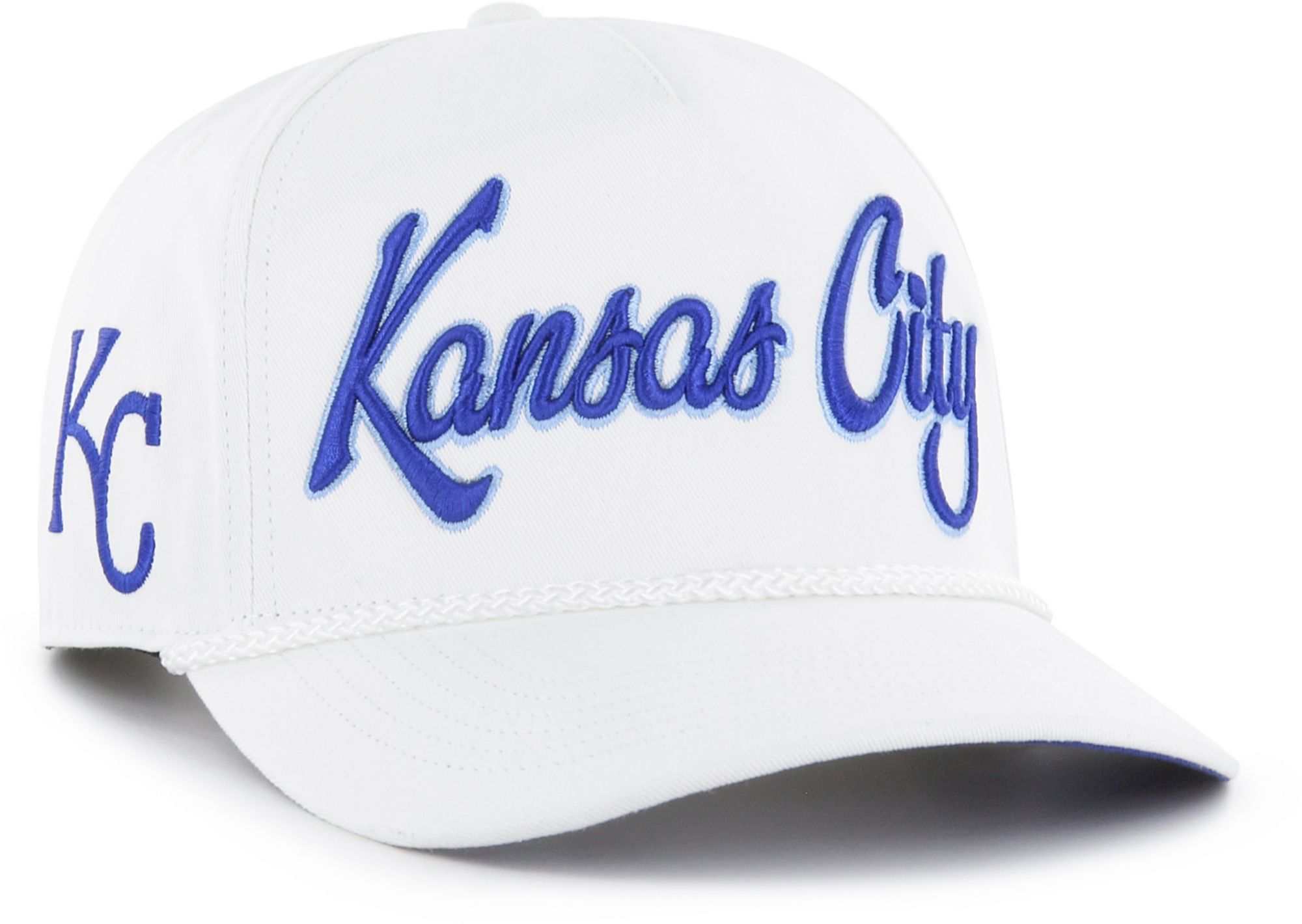 '47 Adult Kansas City Royals White Overhand Hitch Adjustable Hat product image