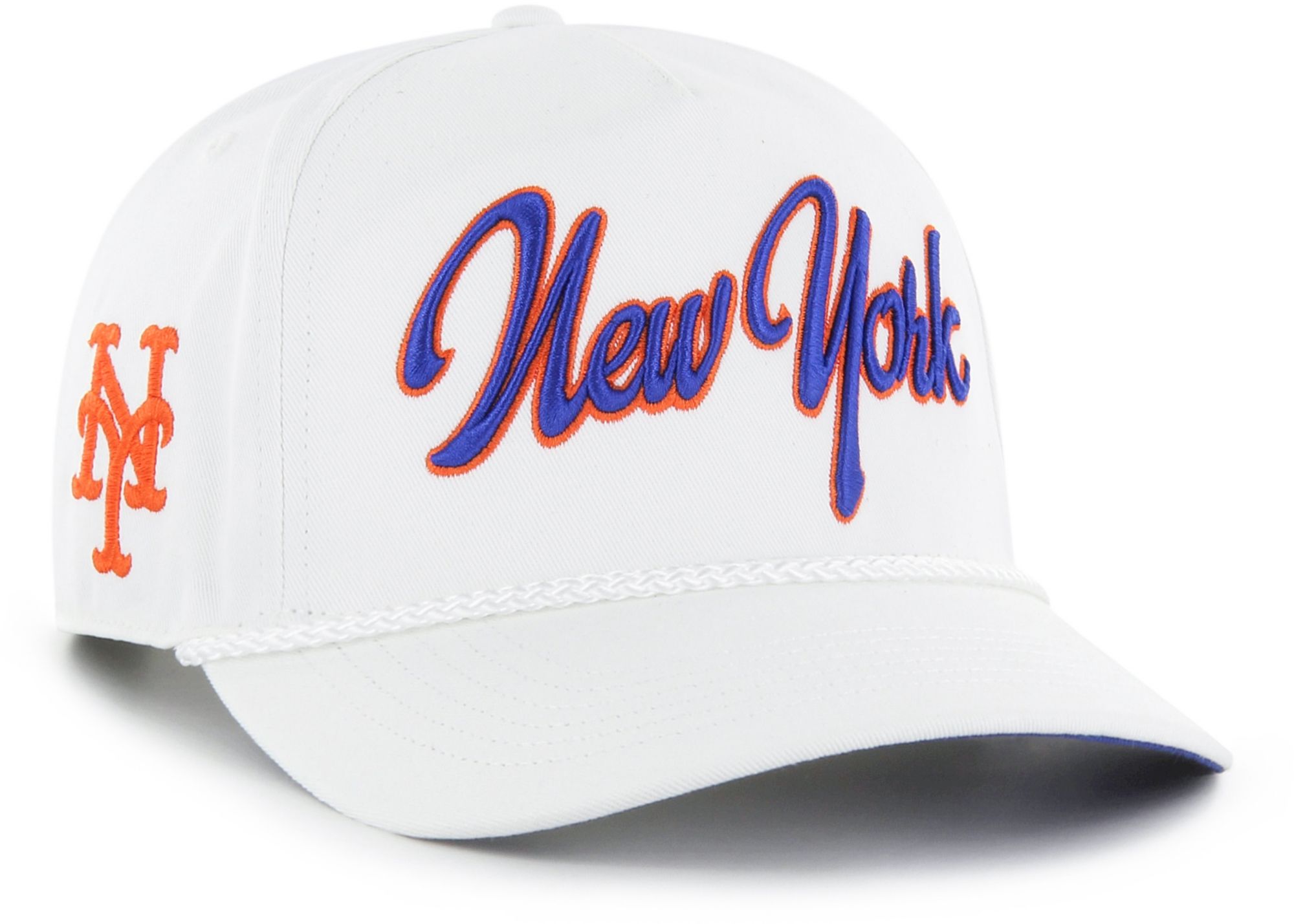 '47 Adult New York Mets White Overhand Hitch Adjustable Hat product image