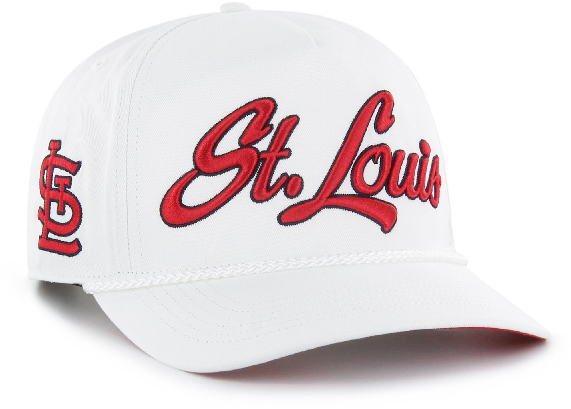 '47 Adult St. Louis Cardinals White Overhand Hitch Adjustable Hat product image
