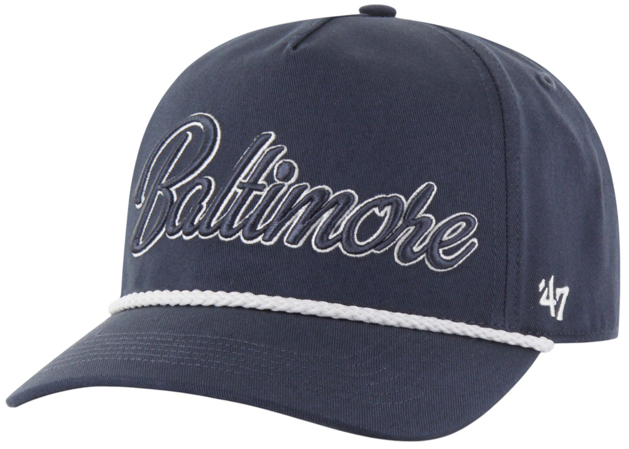 '47 Adult Nascar Baltimore Orioles Navy Overhand Hitch Adjustable Hat product image