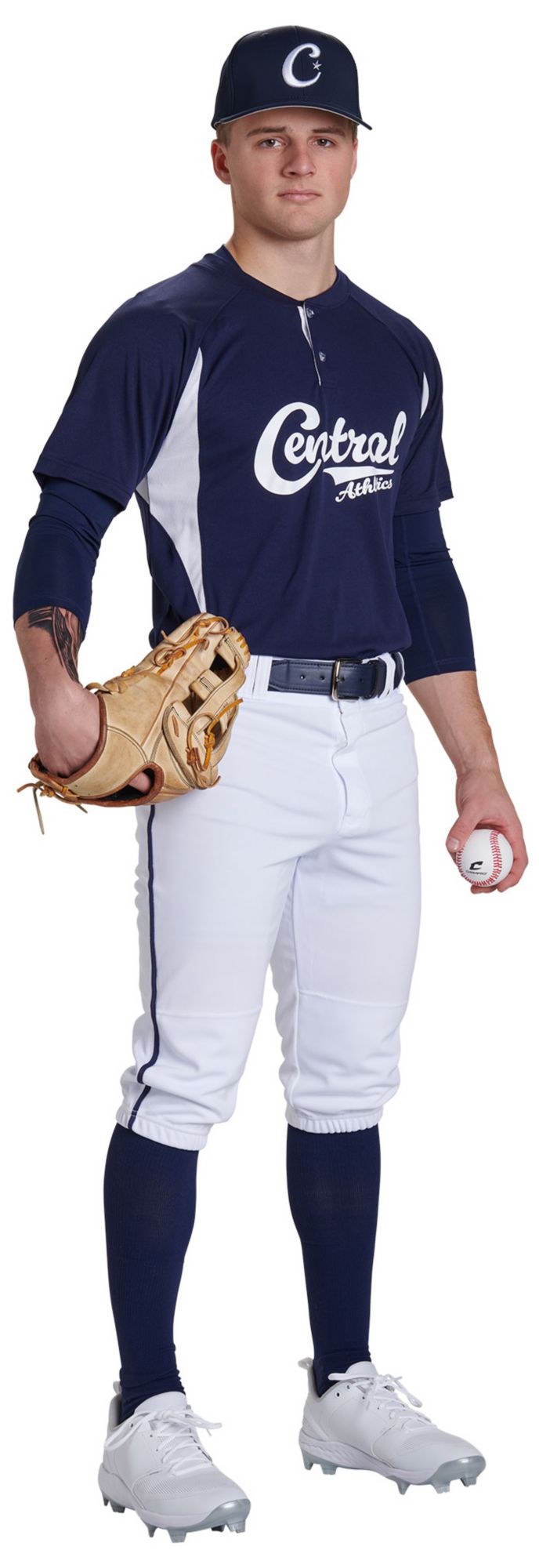 CHAMPRO Boys' Triple Crown 2.0 Piped Baseball Knickers product image