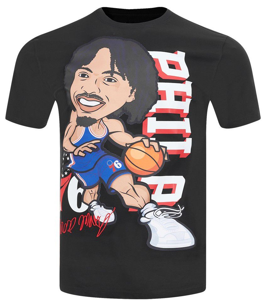 Pro Standard Men's Philadelphia 76ers Tyrese Maxey #0 Black Drive Short Sleeve T-Shirt product image