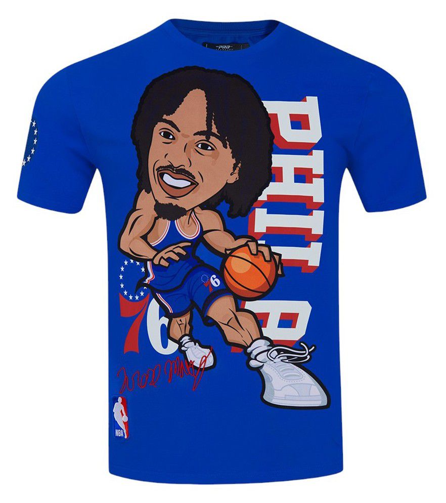 Pro Standard Men's Philadelphia 76ers Tyrese Maxey Blue Remix T-Shirt product image