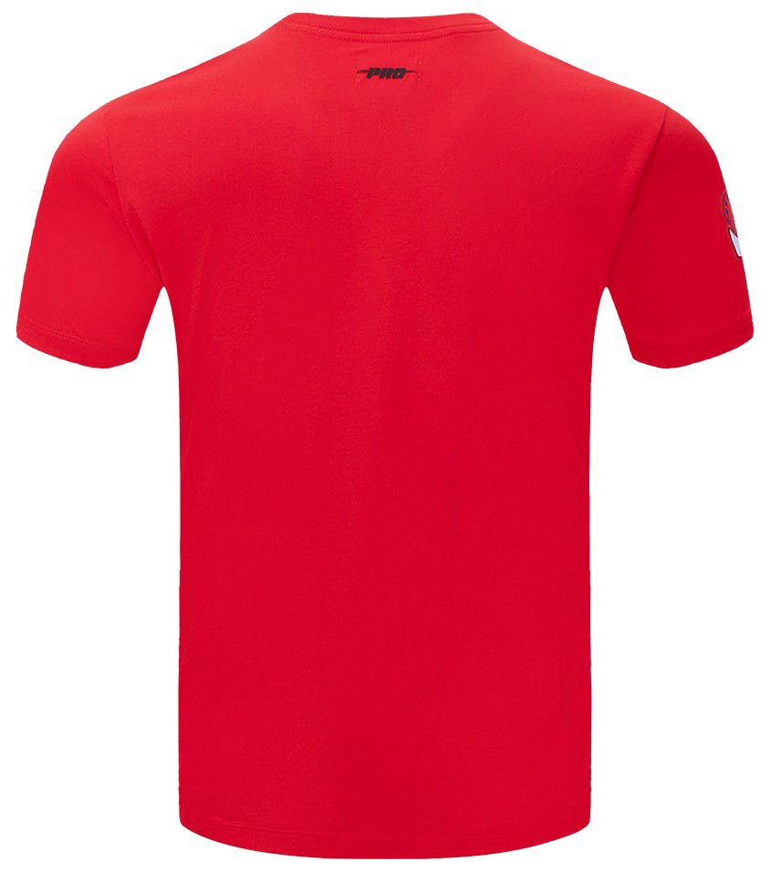 Pro Standard Men's Philadelphia 76ers Red Script Tail Short Sleeve T-Shirt product image
