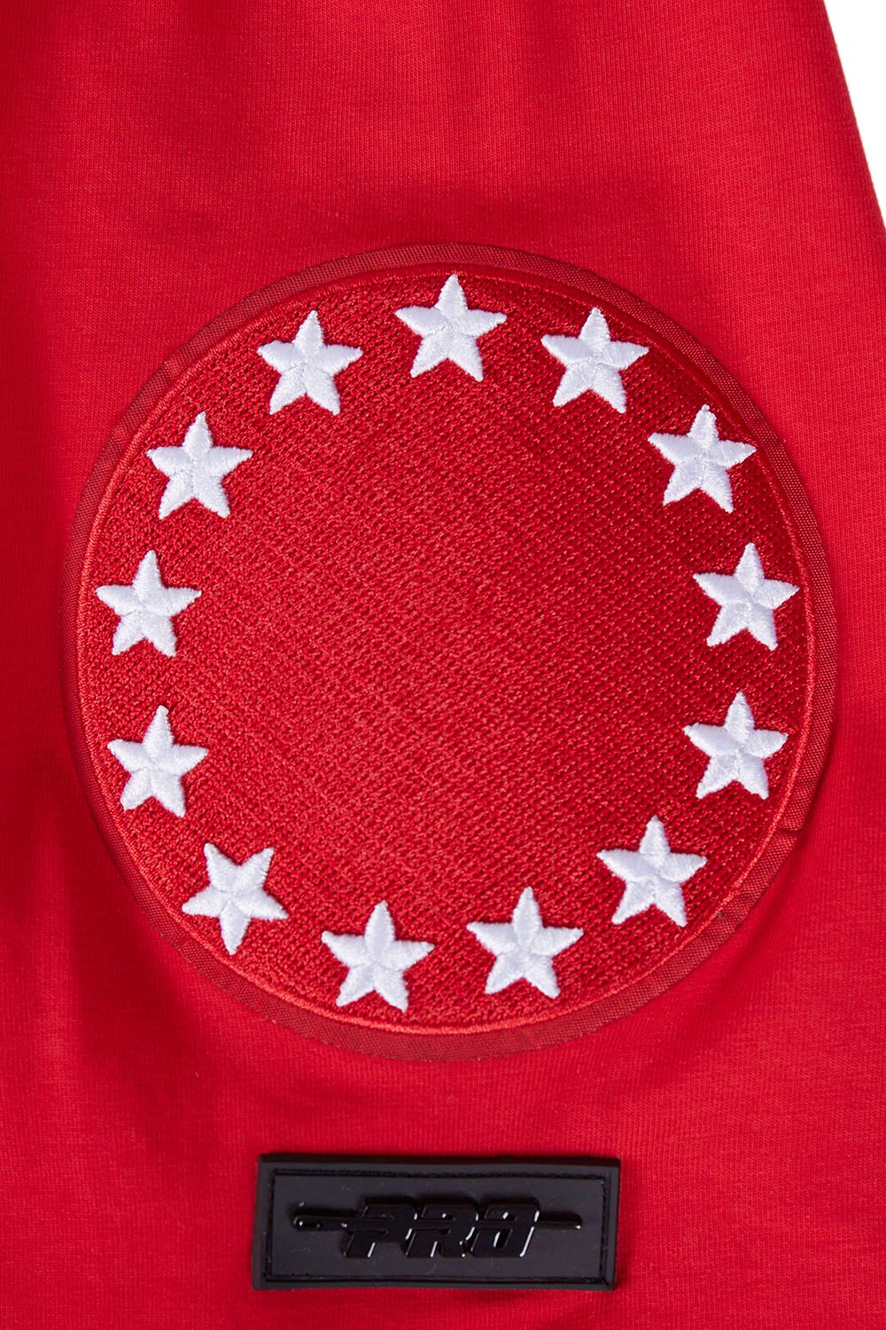 Pro Standard Men's Philadelphia 76ers Red Script Tail Short Sleeve T-Shirt product image