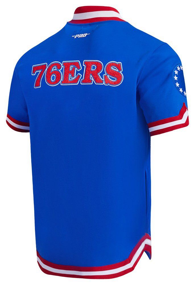 Pro Standard Men's Philadelphia 76ers Blue Classic Warm Up Jacket product image