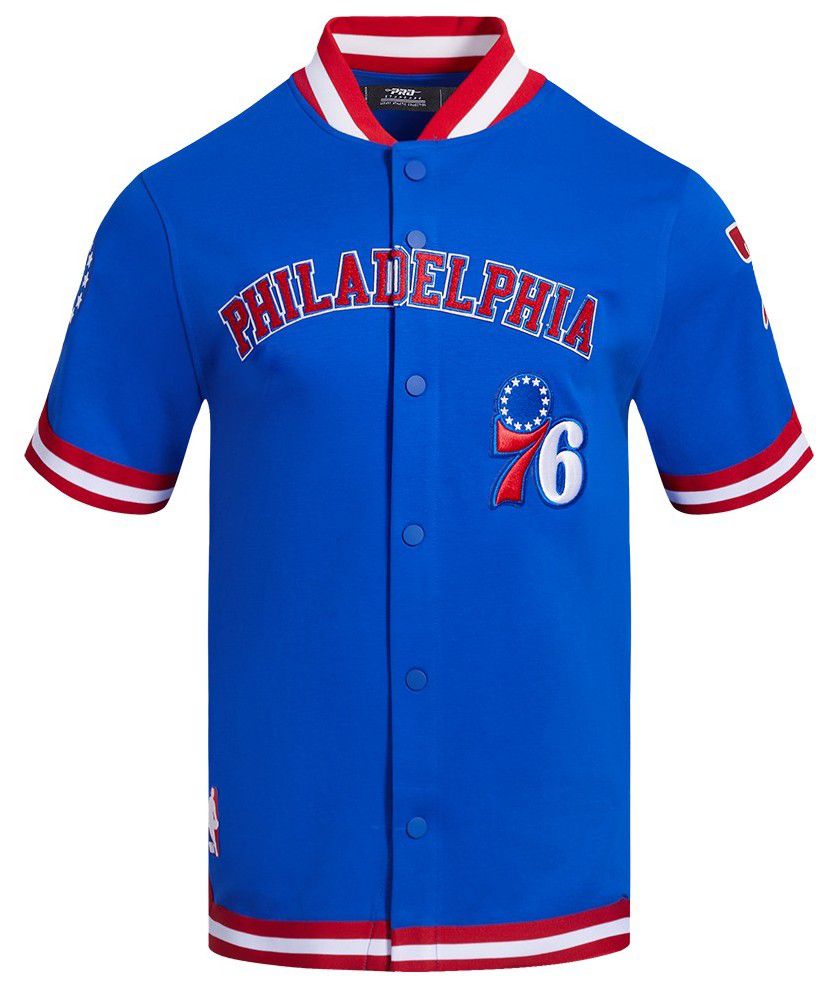 Pro Standard Men's Philadelphia 76ers Blue Classic Warm Up Jacket product image