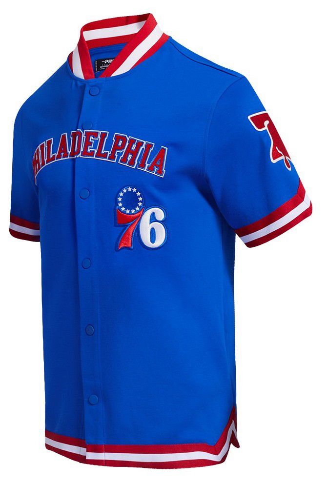 Pro Standard Men's Philadelphia 76ers Blue Classic Warm Up Jacket product image