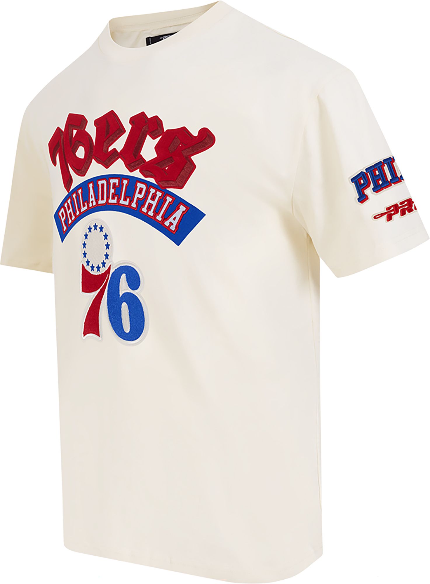 Pro Standard Men's Philadelphia 76ers Cream Best Of Drop Shoulder T-Shirt product image