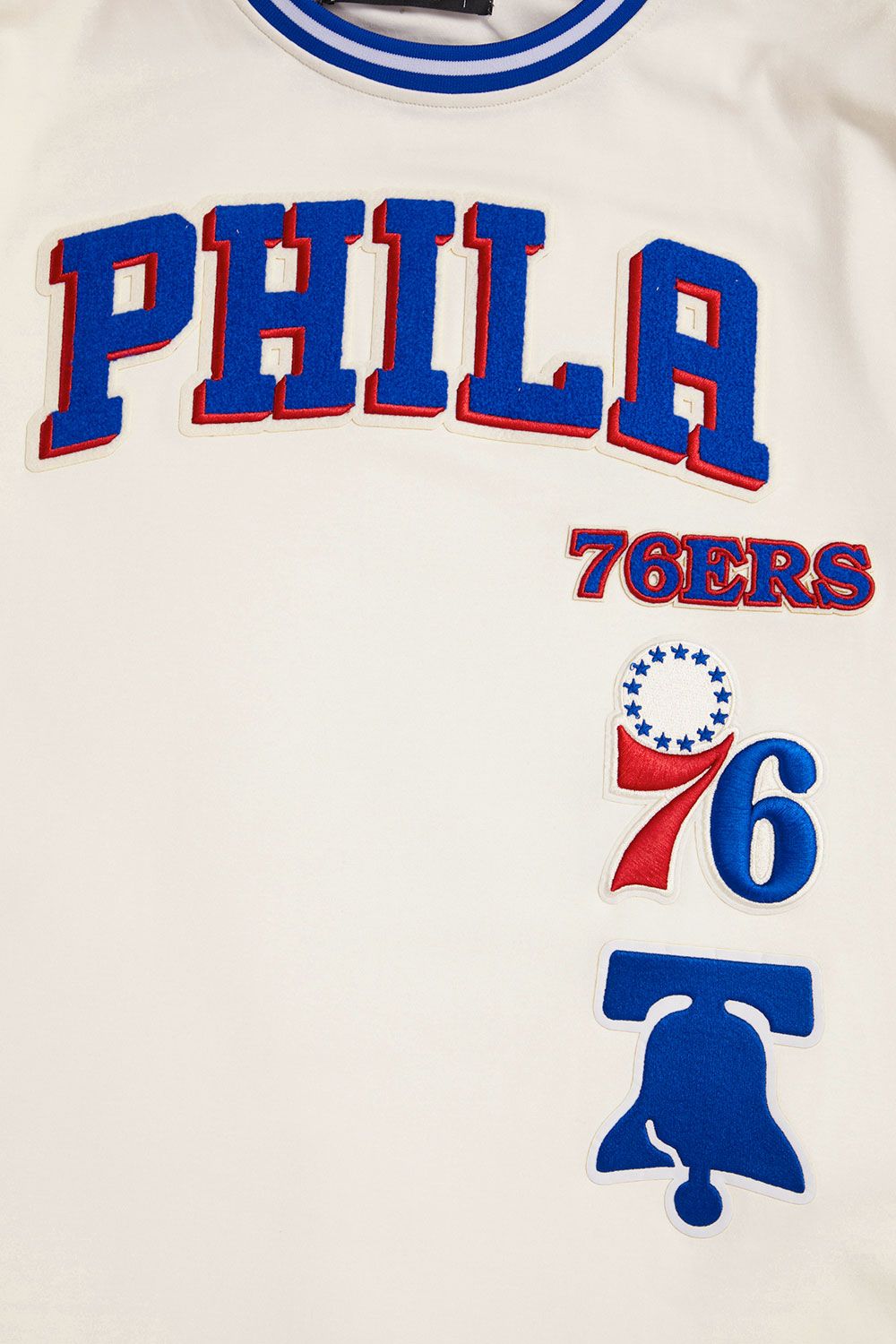 Pro Standard Adult Philadelphia 76ers White Retro T-Shirt product image